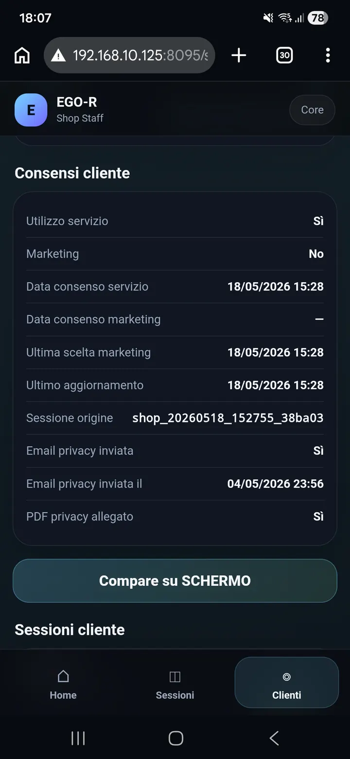 Staff interface